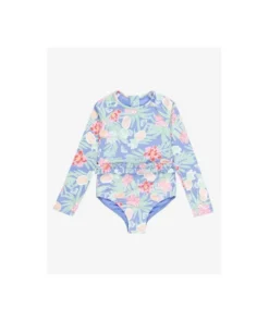 Bañador Roxy Tropical Ls Lycra Set Para Niñas