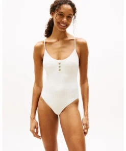 Bañador Tommy Hilfiger Ivory Para Mujer