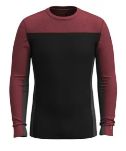 Smartwool Classic Thermal Merino Base Layer Colorblock black currant camiseta interior térmica