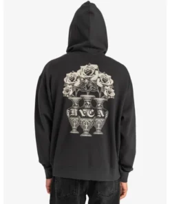 Rvca Beng Bouquet washed black sudadera