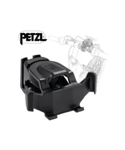 bike adapt – pletina para fijar un frontal petzl en el manillar o el sillín de una bici – petzl