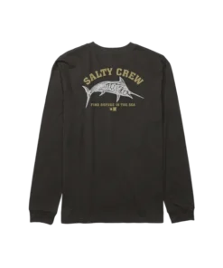Salty Crew Bill Fishing black camiseta manga larga