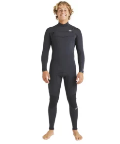 Billabong Absolute 4/3mm Natural Chest Zip Wetsuit Black