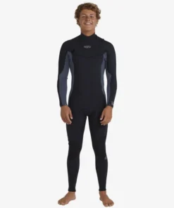 Traje de Neopreno 4/3mm Billabong Absolute Natural Hombre – Cremallera en el Pecho