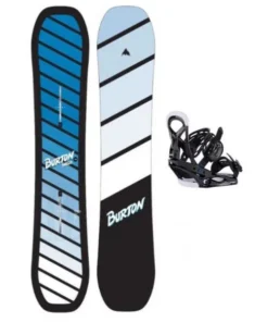Burton Smalls Blue + Burton Smalls black Pack de snowboard de niño