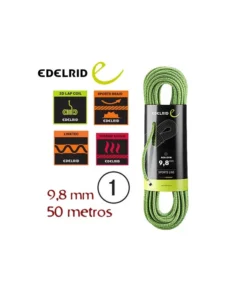 boa gym 9,8mm 50m (oasis) – cuerda para rocódromo – edelrid