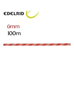 Bobina PES Cord 6mm (100 metros) (Red) – Edelrid
