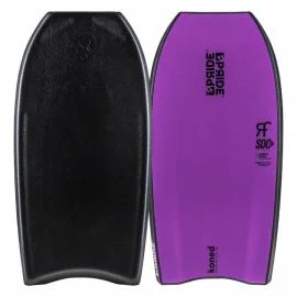 Bodyboard Pride Koned PP Radial Flex Varial SDC+ 42″ Negro-Púrpura