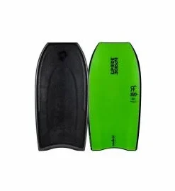 Bodyboard Pride Realest PP Radial Flex SDC+ Varial 42″ Negro-Verde Flúor