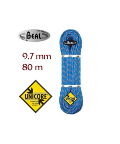 booster dcvr unicore 9,7 mm (80m) – cuerda escalada deportiva – beal