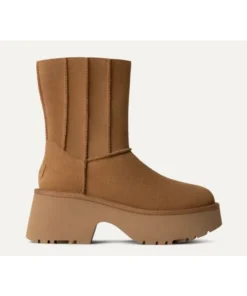 Botas UGG Classic New Heights Con Costura Doble Para Mujer