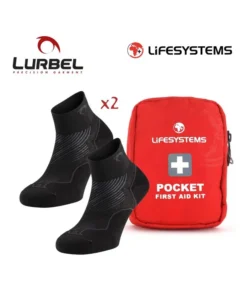 Botiquin Pocket + 2 pares calcetines Distance Three – Lifesystems/Lurbel