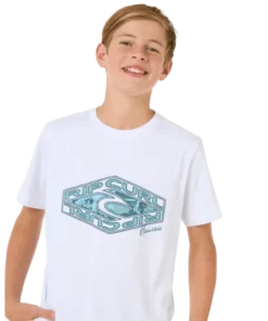 Rip Curl Refill white camiseta niño