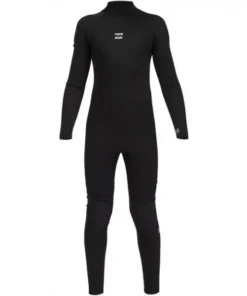Billabong Intruder GBS back zip 4/3 black neopreno de niño