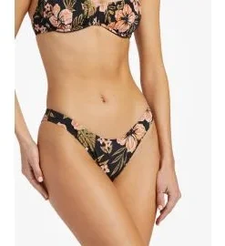 Braguita de Bikini Billabong Hooked On Tropics Hike Negro Floral