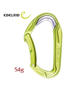 Bulletproof Bent II (oasis) – Mosquetón de escalada de gatillo recto – Edelrid