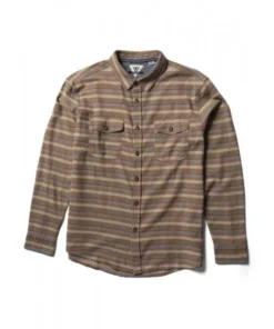 Vissla Central Coast Eco Flannel kangaroo camisa