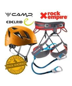cala del molí – pack ferrata 3 elementos (arnés, casco, disipador)
