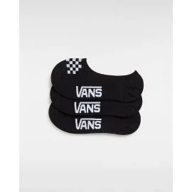 Calcetines Invisibles Vans Youth Classic Canoodle Negro-Blanco 3 Pack (31,5-38EU)