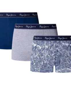 Calzoncillos Pepe Jeans Map TK 3 Pack Para Hombre