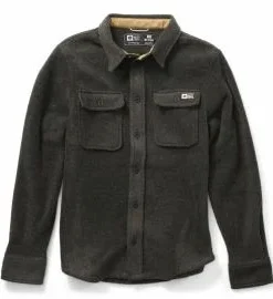 Camisa Polar Salty Crew Swellter Boys Charcoal Heather (8-14 años)