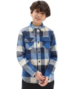 Camisa Vans Box Flannel Para Niños