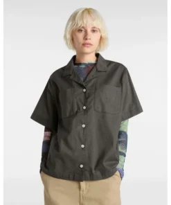 Camisa Vans Cassidy Camp Para Mujer