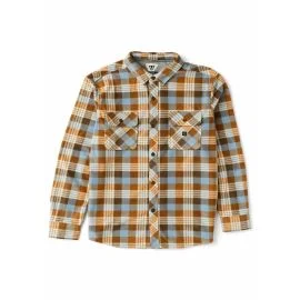 Camisa de franela Vissla Eco-zy LS Polar Flannel Faded Denim
