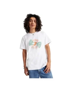 Camiseta Hombre converse Chuck Partch Blanca Verde