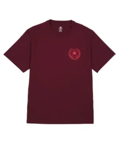 Camiseta Hombre Converse Retro Granate