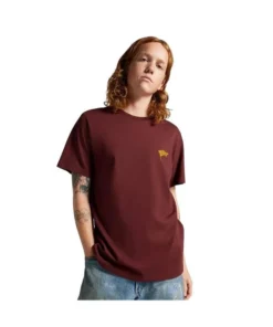 Camiseta Hombre Converse Retro Flag Granate