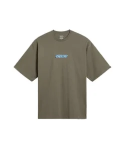 Camiseta Hombre Vans Retro V Verde