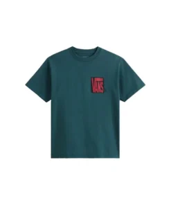 Camiseta Hombre Vans Strech Verde