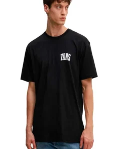 Camiseta Hombre Vans Varsity Negra