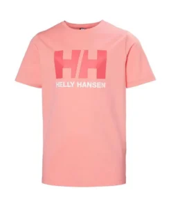 Camiseta Junior Helly Hansen Logo Coral