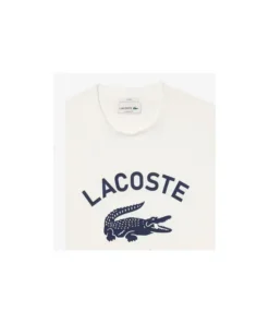 Camiseta Lacoste Estampado De Corte Clásico Unisex