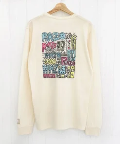 Camiseta Manga Larga Teiron Lettering Razo Para Niños
