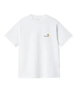 Camiseta Mujer Carhartt WIP American Script Blanca