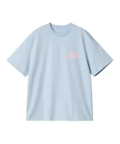 Camiseta Mujer Carhartt WIP Jazzy Celeste