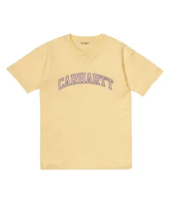 Camiseta Mujer Carhartt WIP Princeton Amarilla