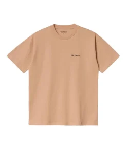 Camiseta Mujer Carhartt WIP Script Marrón