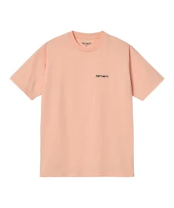 Camiseta Mujer Carhartt WIP Script Salmón