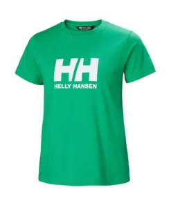 Camiseta Mujer Helly Hansen Logo Verde