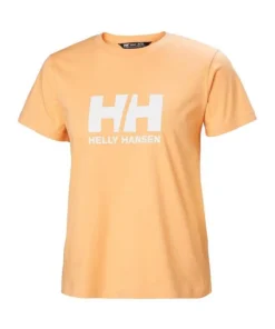 Camiseta Mujer Helly Hansen Logo Mandarina