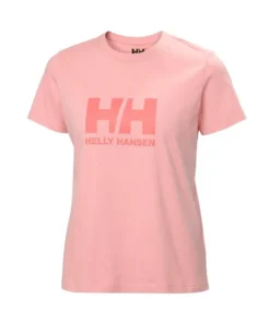 Camiseta Mujer Helly Hansen Logo Rosa
