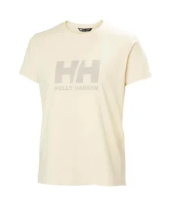 Camiseta Mujer Helly Hansen Logo Crema