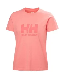 Camiseta Mujer Helly Hansen Logo Coral