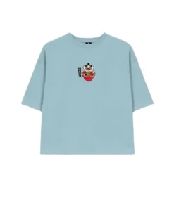 Camiseta Mujer Kaotiko Sumo Ramen Azul