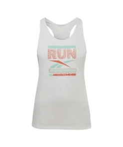 Camiseta Mujer Reebok Run Graphic Blanco