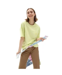 Camiseta Mujer Vans Pocket Verde